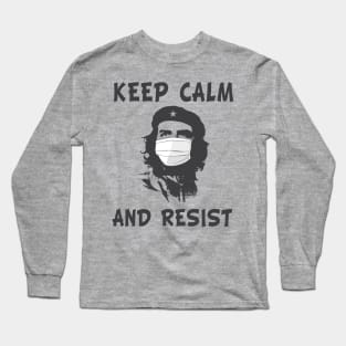 Keep calm and resist coronavirus che guevara Long Sleeve T-Shirt